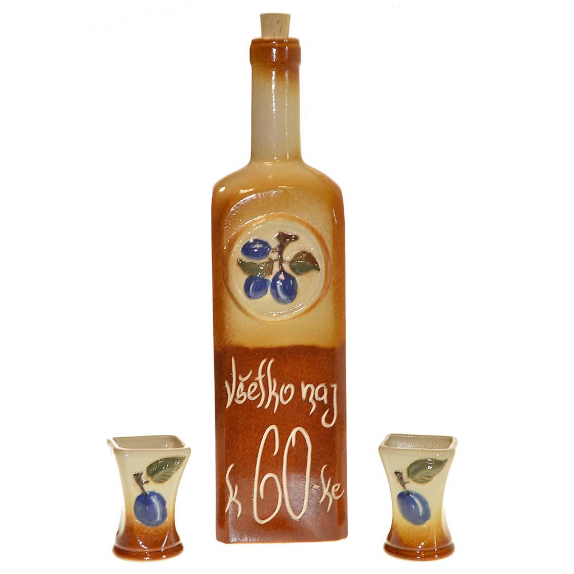 Keramická flaška - Všetko naj k 60-ke